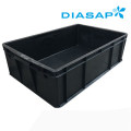 Conductive Bin Antistatic Storage Black Plastic Box for PCB Boards